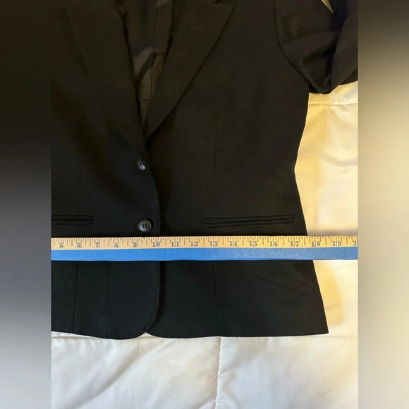 Pendleton Blazer Black 100% Virgin Wool Size 8 - Picture 12 of 14